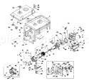Part Location Diagram of 86100 Briggs and Stratton Cradle assembly
